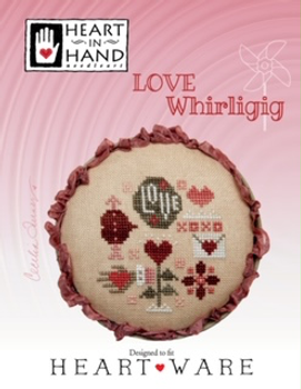 Love Whirligig 43W x 45H by Heart In Hand Needleart 20-1076 YT