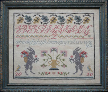 Two Rabbit Sampler 175W x 151H by La D Da 20-1464 YT