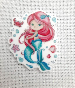 Lili The Little Mermaid Magnet by Les Petites Croix De Lucie 20-1848