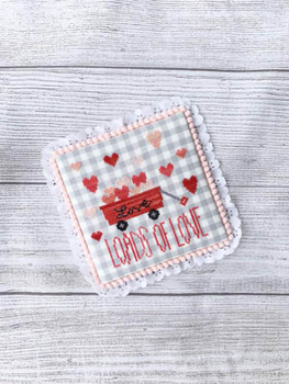 Loads Of Love 74W x 73H by Little Stitch Girl 20-1677 YT