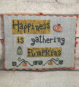Happiness With Pumpkins 61H x 71W by Romy's Creations 20-1377 YT