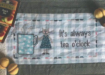 Tea O'Clock 134W x 64H by Romy's Creations 20-1513 YT