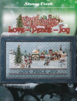 Village Love Peace Joy 101w x 151h by Stoney Creek Collection 19-2634