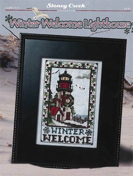 Winter Welcome Lighthouse 58w x 86h by Stoney Creek Collection 19-2754