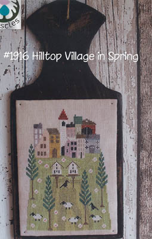 Hilltop Village In Spring by Thistles 20-1435 YT