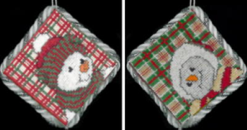 Snow Pair Ornaments by Xs And Ohs 19-2675 LL-SPO