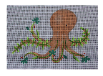ME55 Floral Octopus 18 Mesh 6.75" x 4" Madeleine Elizabeth