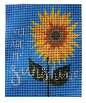 Sunflower Needlepoint Canvas by Lee's Needle Arts