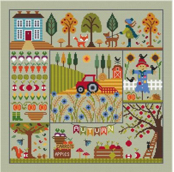 LilDD59 A Stitch for all Seasons - Autumn LilDD59 A  Little Dove Designs