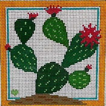 BP-68 Prickly Pear Cactus 4x4  18 Mesh BP Designs