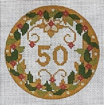 CH-639 50th Anniversary Round 4" Round 18 Mesh With Stitch Guide CH Designs