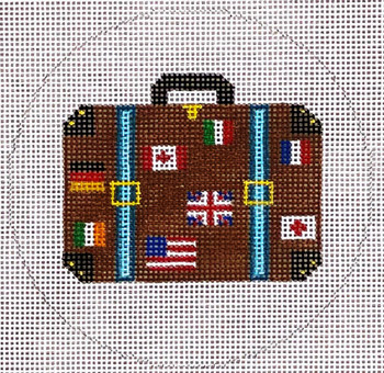 ZIA-171 Travel Suitcase 4" Round 18  Mesh ZIA DESIGNS Danji Designs