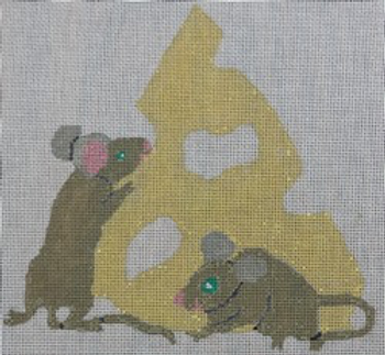 328	Mice with Cheese 7.5 x 7.25 18 Mesh Pajamas and Chocolate