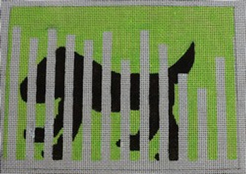 WWCO2020 Dog in Yard 7 x 5 -18 Mesh Waterweave