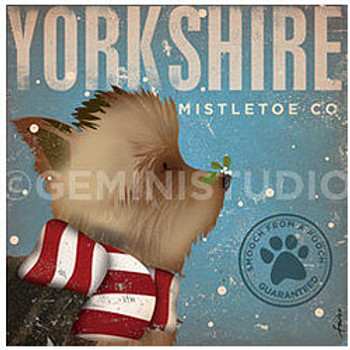 200 Series:  TC-SF-205 12x12 18ct Yorkshire Mistletoe 13 Mesh Tango & Chocolate