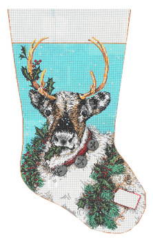 Yummy Stocking 12.5 x 23 Once In A Blue Moon By Sandra Gilmore 16-800 