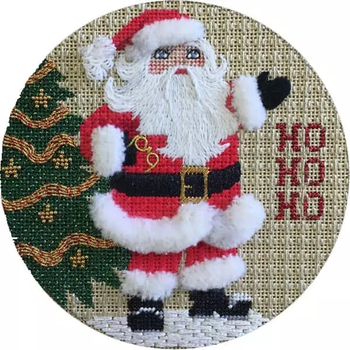 7806 Christmas 5”R 18 Mesh Leigh Designs Canvas Only Inquire If Stitch Guide Is Available