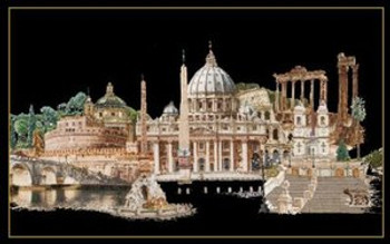 GOK499B Thea Gouverneur Kit Rome 32" x 20"; Aida; 18ct