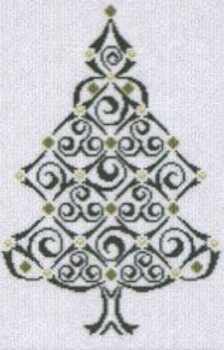 AAN164 Christmas Tree CT127 Alessandra Adelaide Needleworks Counted Cross Stitch Pattern