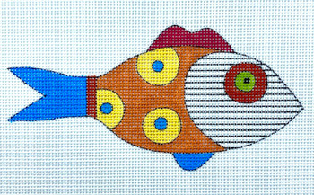 MH1927 Scott - Right Fish 5.5 x 2.75 18 Mesh Mile High Princess Designs