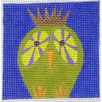 ZE659 Owl King  3″ x 3″ 18 mesh Zecca