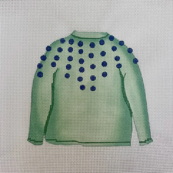 SF23 Mini Pom Sweater 18 Mesh 5x5 Sara Fitz The Collection Designs