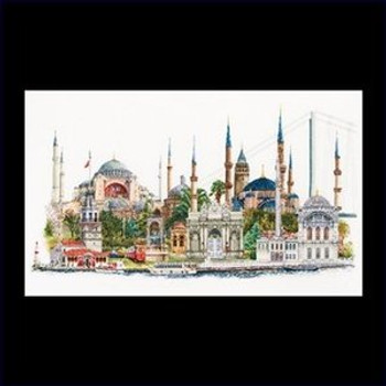 GOK479 Thea Gouverneur Kit Istanbul 32" x 20"; Linen; 36ct