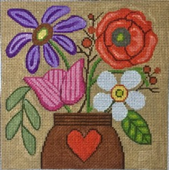 GEP273 Flower 8x8 13 Mesh Gayla Elliott