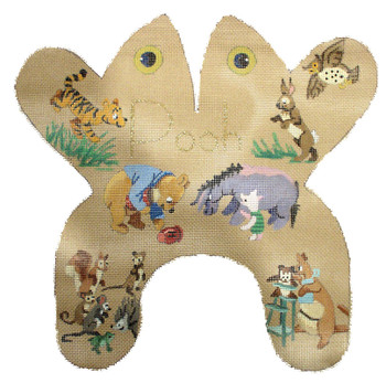 FR-57 Pooh 13 Mesh Needlepoint Of Back Bay (The Collection Designs)