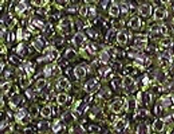 Triangle TR10-1814 Garnet Lined Chartreuse Size 10  Miyuki Beads Embellishing Plus