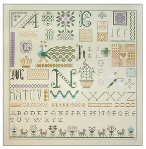 58 The Drawn Thread Toccata #2 16 x 16" 18 Mesh Zweigait Egg Shell