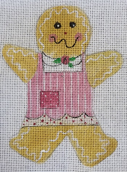 CANX10 Gingerbread girl	18 Mesh CANVAS COOKIE Cheryl Schaeffer And Annie Lee Designs
