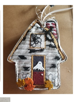CANH6	Haunted House	18 Mesh CANVAS COOKIE Cheryl Schaeffer And Annie Lee Designs