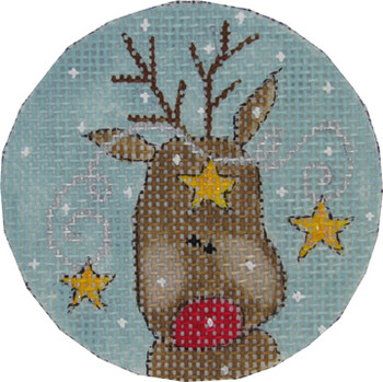 N-217/4-RUDOLPH W STARS 2.75 DIA  18 Mesh Renaissance Designs (2020)