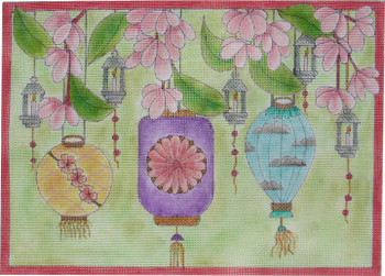 PAL-101-THREE LANTERNS	8.75 X 12.25  18 Mesh Renaissance Designs (2020)