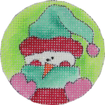 N-S-133/17  FROSTY Friend 17 Snowman With Mittens 2.5 DIA  18 Mesh Renaissance Designs (2020)