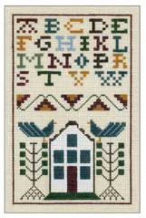 34 The Drawn Thread 18 Mesh Egg Shell Two Tiny One 4.5 x 7