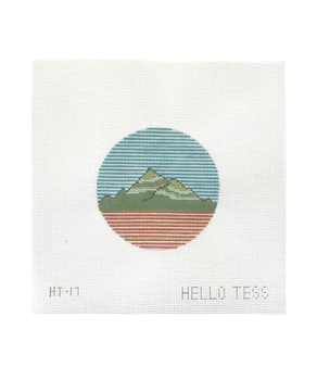 Hello Tess Designs HT17 Take me to the Mountains​ 4’ round 18 mesh