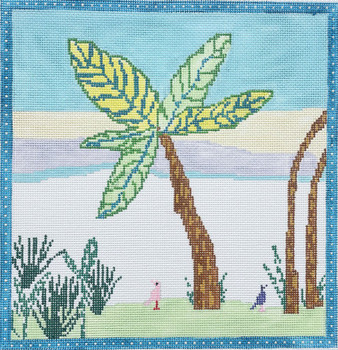 Hello Tess Designs HT48 Little Birds Big World ​ 11.5”W x 11.5”H 13 Mesh