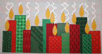 ASIT018	Candles	12X6 13 Mesh A Stitch In Time
