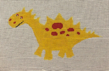 ASIT368	Yellow Dino	11X7	 13 Mesh A Stitch In Time
