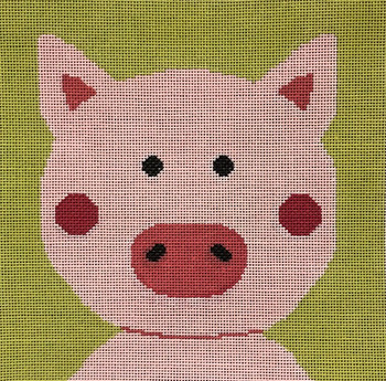 ASIT333 Piggy 10X10 13 Mesh A Stitch In Time