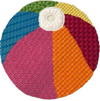 ASIT316 Beachball Shown Stitched 13X13 13 Mesh A Stitch In Time