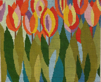 ASIT266	Tulips		11.84 X 10	 13 Mesh A Stitch In Time