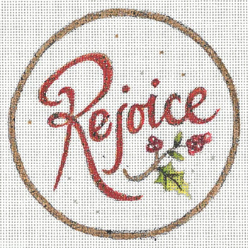 JG-143  Rejoice Ornament 18ct, 4.5” Diameter  Janice Gaynor