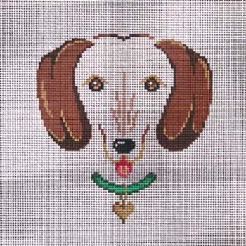 86141	PETS	Dog face, Dachshund	08 x 08	13Mesh Patti Mann