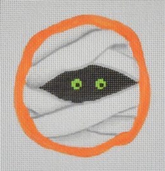 HWL06 Green Eyed Mummy 4x 4 18 Mesh With Stitch Guide Pepperberry Designs 