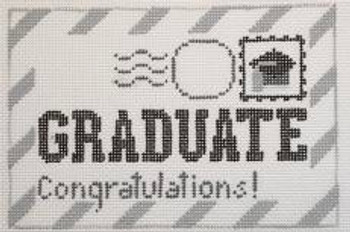 RD 175 Graduation Mini Letter 18M  Rachel Donley Needlepoint Designs