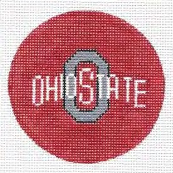 Schools OSU Columbus Oval 3.5 x 5 18 Mesh Doolittle Stitchery O122