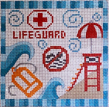 CH-493 Lifeguard Square 4x4 18 Mesh CH Designs